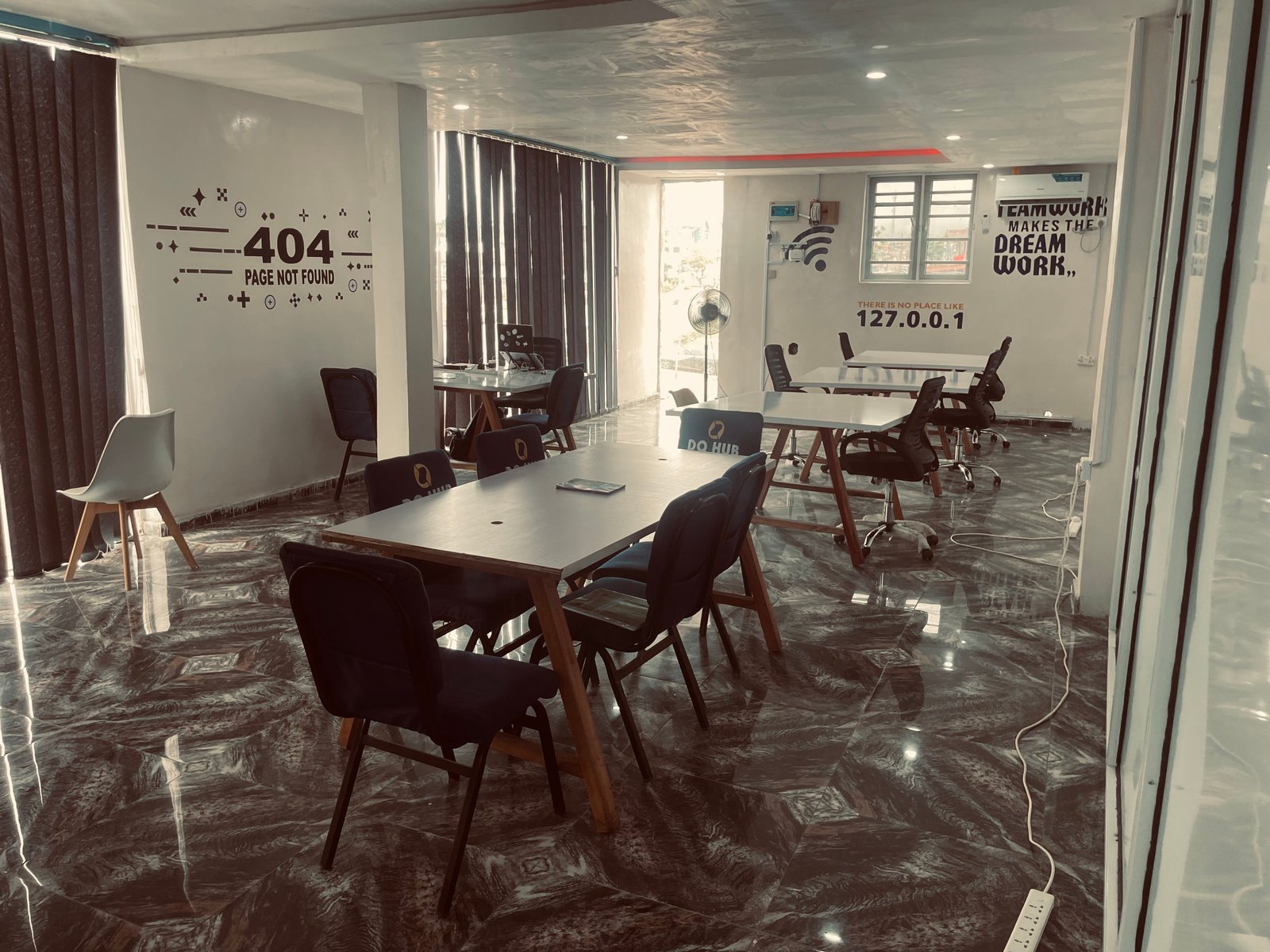 Modern co-working space interior